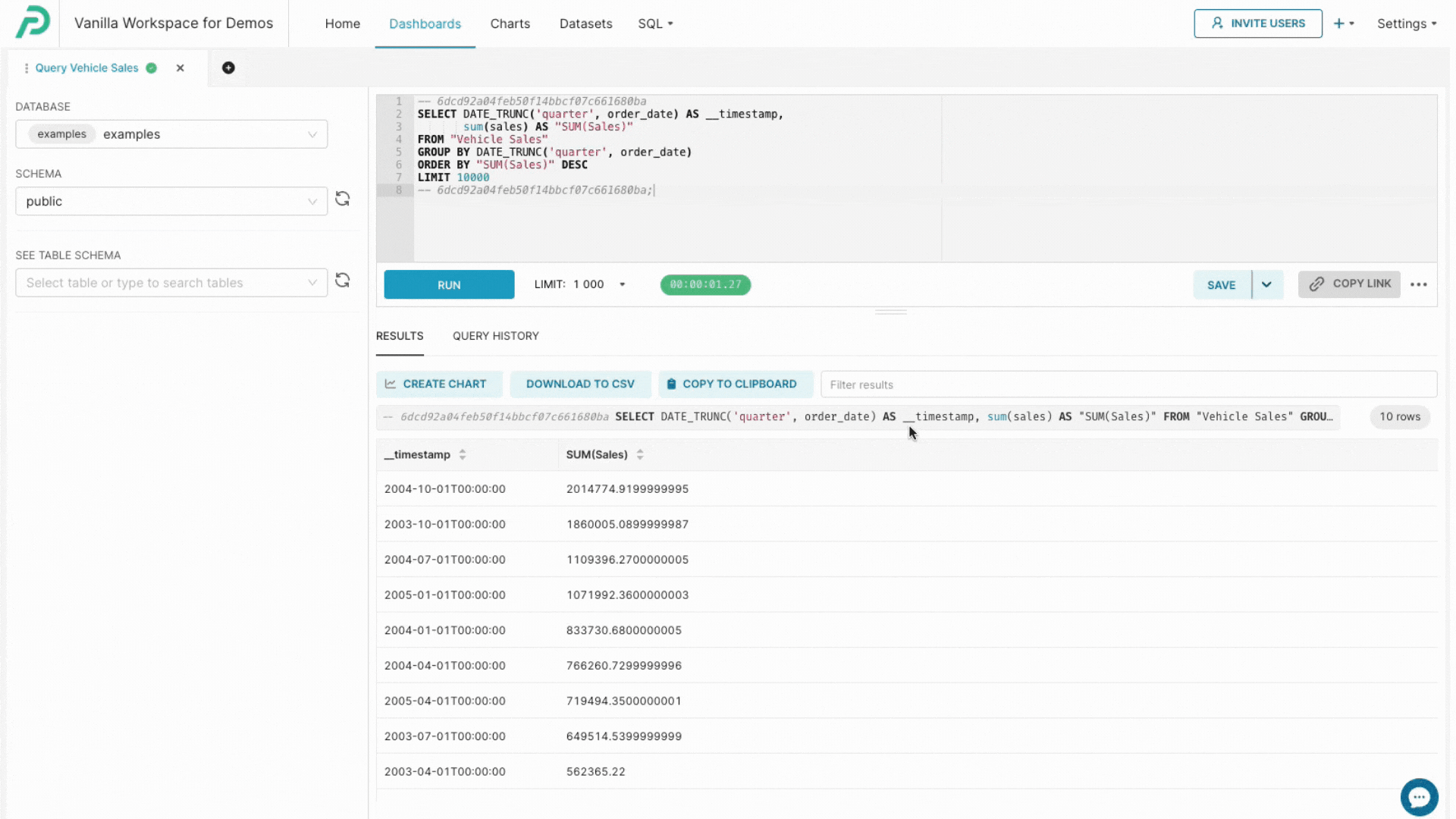 Identify executed SQL query