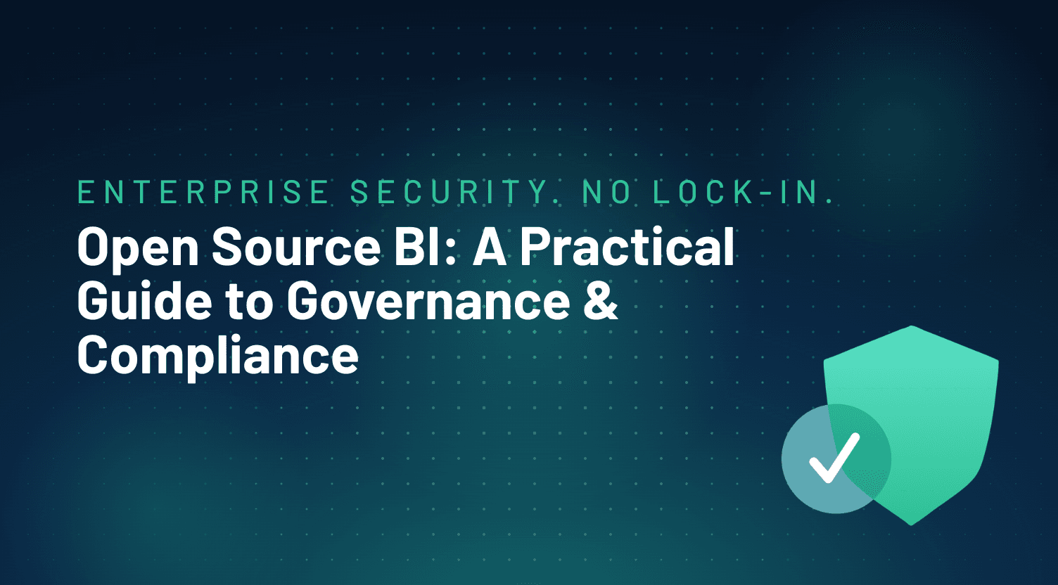 Open Source BI Governance & Security Without Vendor Lock-In