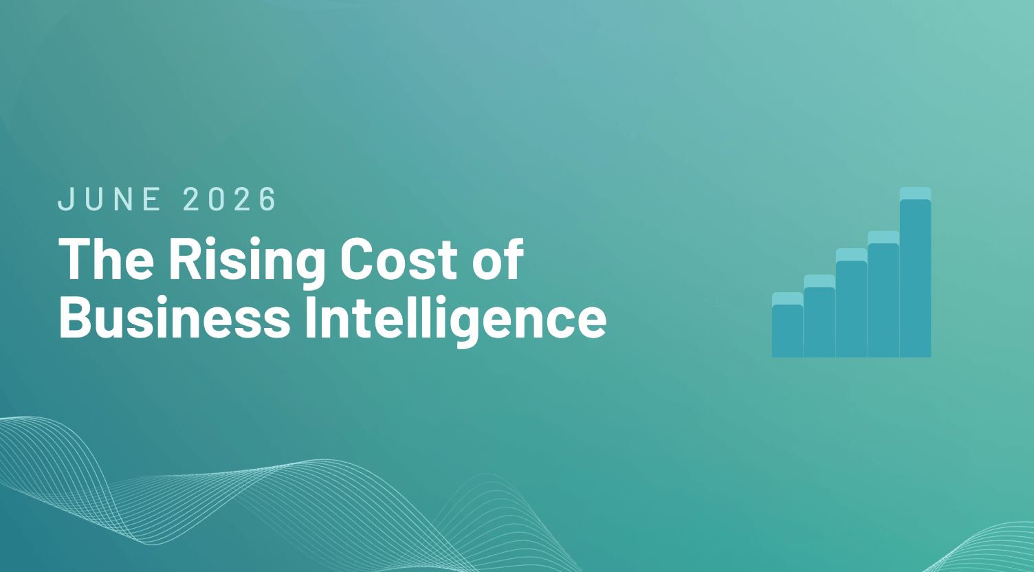 Your Data Stack Just Got More Expensive. Your BI Doesn't Have To.