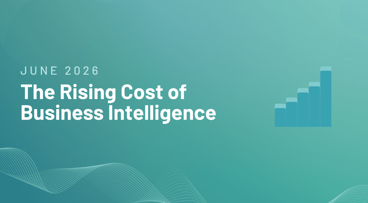 Your Data Stack Just Got More Expensive. Your BI Doesn't Have To.